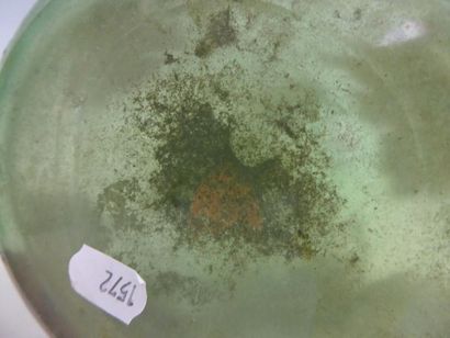 MONTJOIE : Grand vase soliflore en verre...