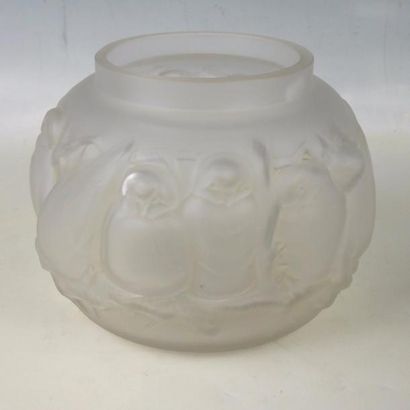 MULLER Frères à Lunéville : Vase boule en...