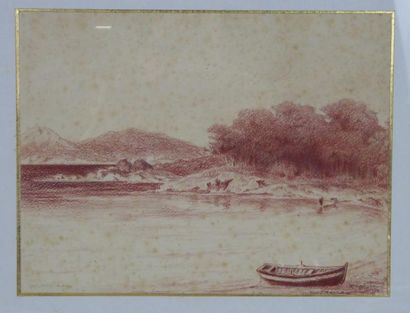 René BAUDICHON (1878-1963) : Porquerolles....