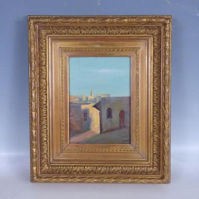 Georges HUET (1860-1935): Ruelle de Tunis....