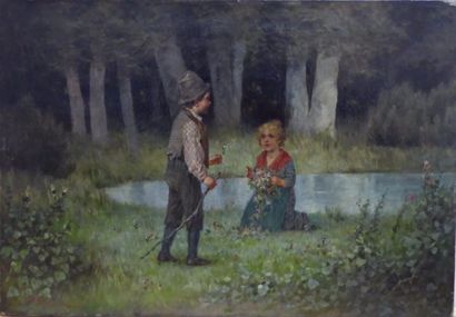 Félix SCHLESINGER (1833-1910): le cadeau....