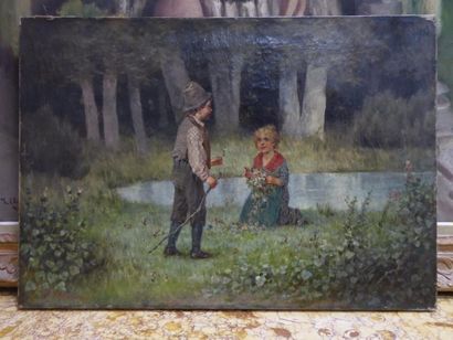 Félix SCHLESINGER (1833-1910): le cadeau....