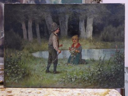 Félix SCHLESINGER (1833-1910): le cadeau....