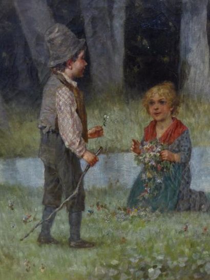 Félix SCHLESINGER (1833-1910): le cadeau....