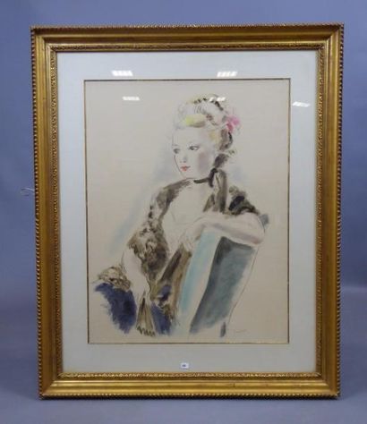 André DIGNIMONT (1891-1965) : Portrait de...