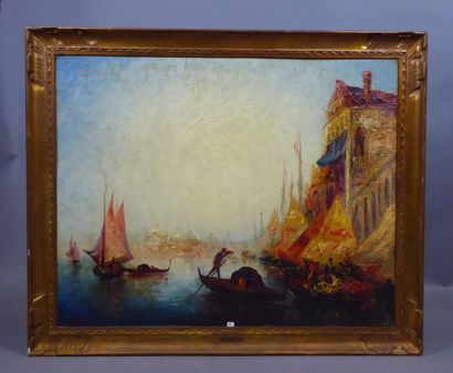 Italo GIORDANI (1882-1956) : Jour de fête...