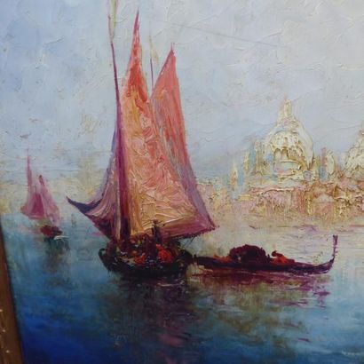 Italo GIORDANI (1882-1956) : Jour de fête...