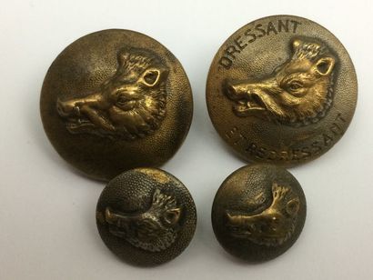 Oo Oo. Deux paires de boutons, 2 modèles....