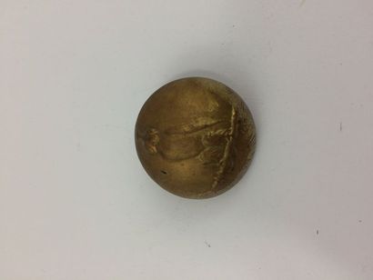 O. Un bouton (retirage). Fauconnerie de Monsieur...