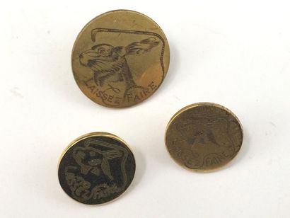 Oo o. Paire de boutons et un bouton. Laissez...