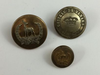 Oo O. Paire de boutons et un bouton, 2 modèles....