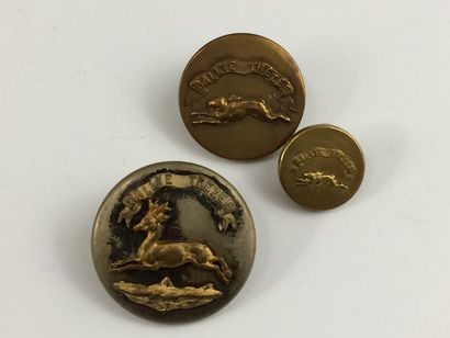 Oo O. Paire de boutons et un bouton, 2 modèles....