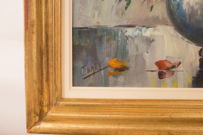 Quatre huiles sur toile :

- LECHEIN Geo,...