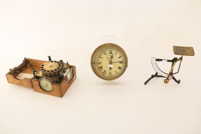 Deux objets de précision, début XXe, bois...