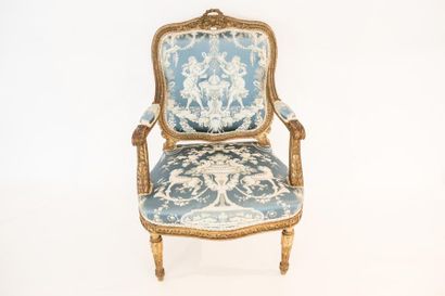 Fauteuil à la reine de style Transition,...