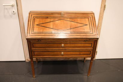 Bureau de pente de style Directoire à deux...