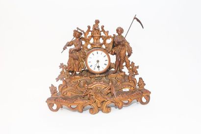 Pendule de cheminée d'époque Napoléon III...
