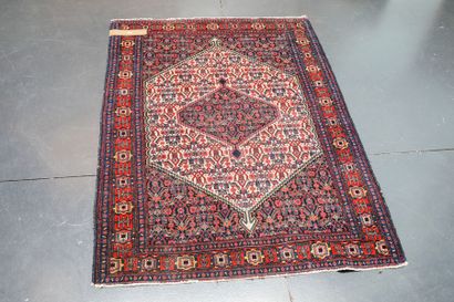 Petit tapis persan de style Senneh à motifs...