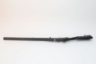 Fusil de chasse à percussion et double canon...