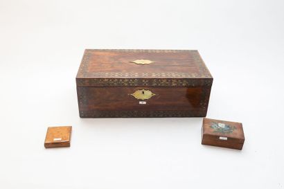 Coffret-écritoire, poignées latérales escamotables,...