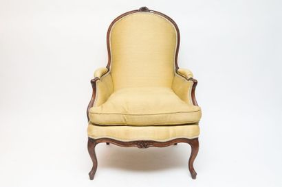 Bergère à la reine d'époque Louis XV, travail...