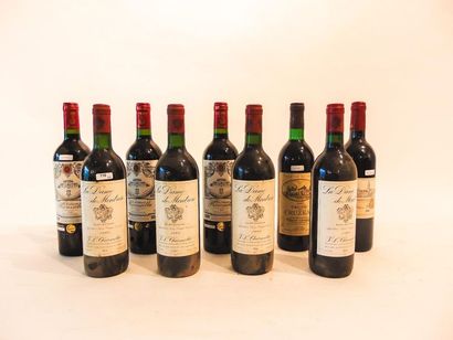BORDEAUX
Red, nine bottles: 

- (SAINT-ESTÈPHE),...