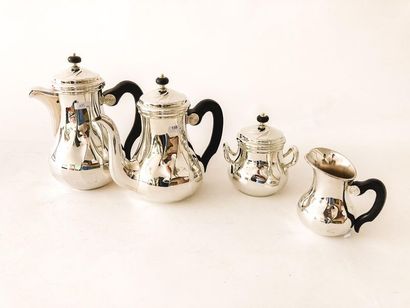 CHRISTOFLE - Paris
Tea and coffee set with...