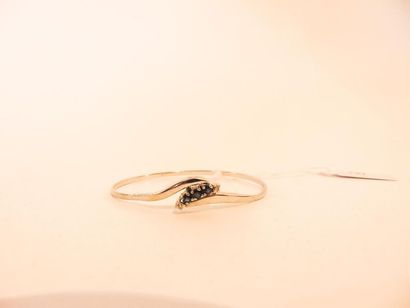 Rigid bracelet in 18 carat white gold set...