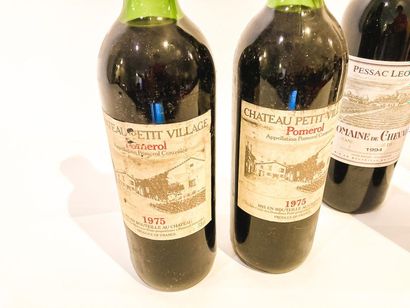 BORDEAUX
Red, five bottles:

- (POMEROL),...