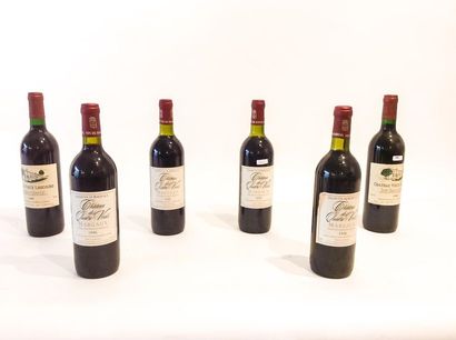 BORDEAUX
Red, six bottles:

- (MARGAUX),...