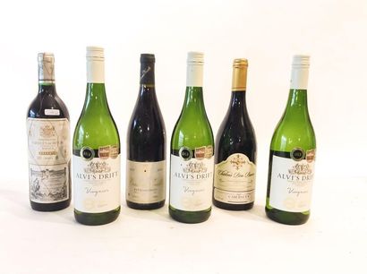 VINS DU MONDE
Red and white, six bottles:

-...