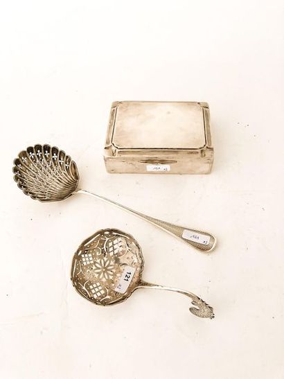 Lot of silverware (silver), three pieces...