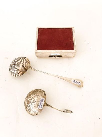 Lot of silverware (silver), three pieces...