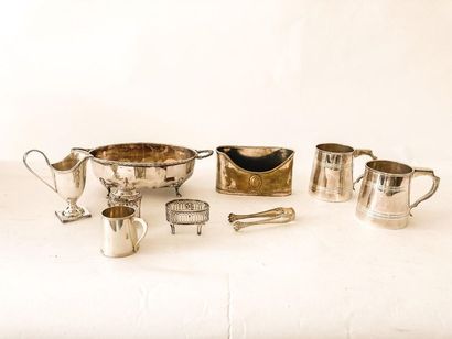 Lot of silverware (silver plated metal and...