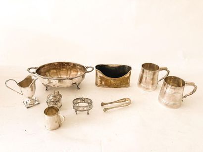 Lot of silverware (silver plated metal and...