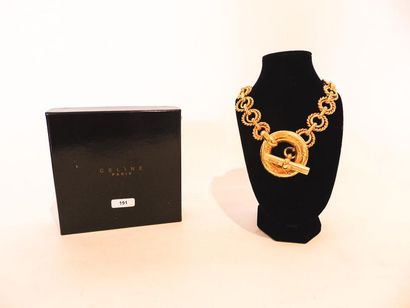 CELINE - PARIS
Necklace with twisted links...