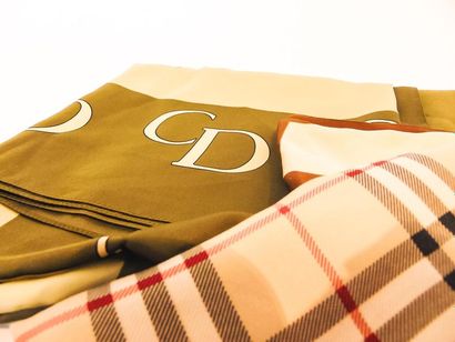 Five squares (including BURBERRY and DEL...