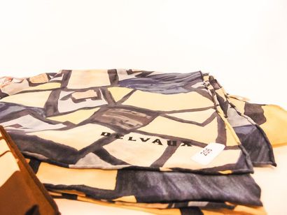 Five squares (including BURBERRY and DEL...