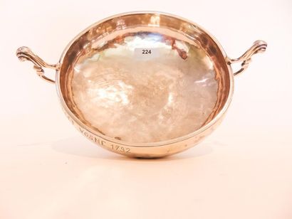 France
Small cup with handles on pedestal,...