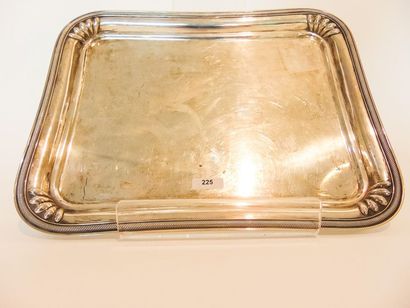 HOLLANDE
Rectangular flying platter, 1838,...
