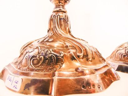 BRUXELLES
Pair of Louis XV period torches,...