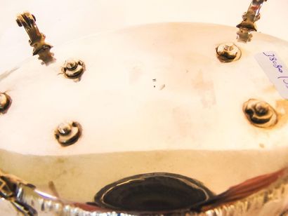 Quadripod oil cruet in the Louis XV style,...