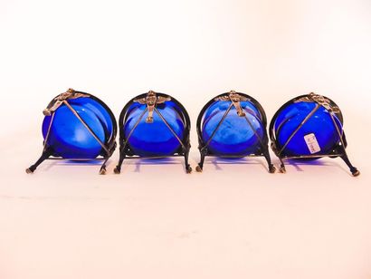 PARIS
Suite of four Empire period salt shakers...