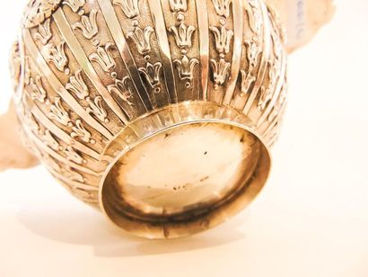 Lugged bowl decorated with medallions and...
