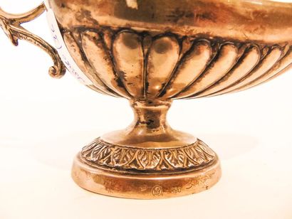 Oil lamp in the taste of the antique decorated...