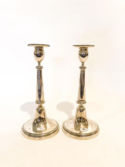 Pair of neoclassical torches, early 19th...