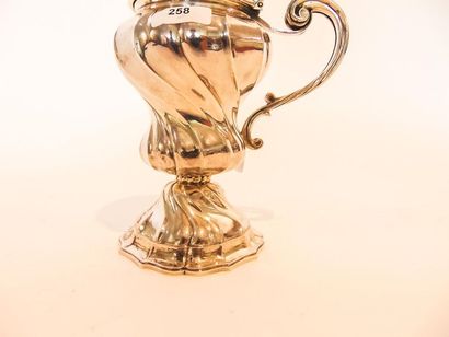 Louis XV style mustard maker in baluster...