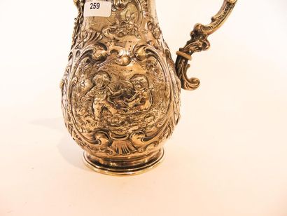 Louis XV style coffee pot in baluster on...