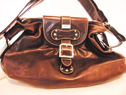 LONGCHAMP
Soft brown leather handbag, marked,...