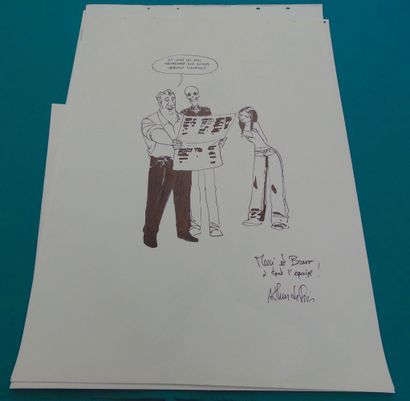 NEUVIÈME ART
Lot de quinze dessins (généralement...